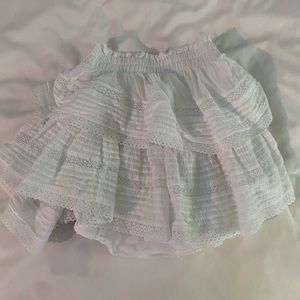 Preppy Aerie White Skirt
